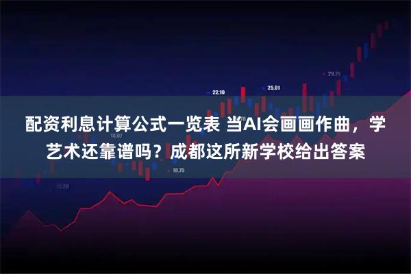 配资利息计算公式一览表 当AI会画画作曲，学艺术还靠谱吗？成都这所新学校给出答案