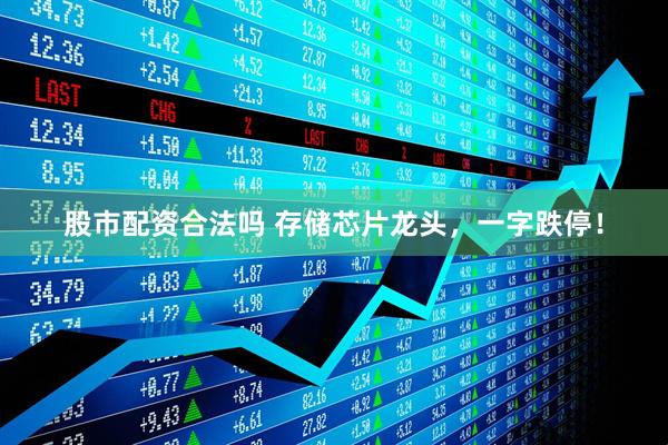 股市配资合法吗 存储芯片龙头，一字跌停！